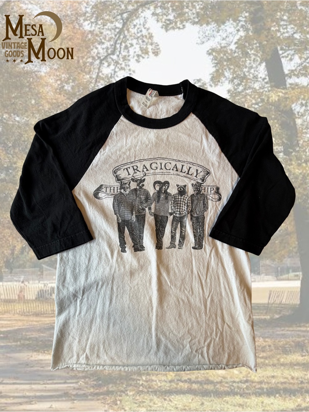 Vintage Tragically Hip Raglan Baseball Tee
